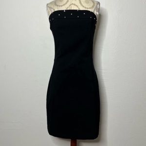 Y2K Vintage Rampage Black Strapless Dress